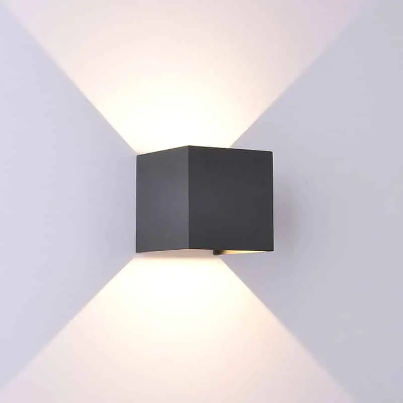 Auténtico Mantra Davos Aplique exterior LED IP54 gris oscuro 6520