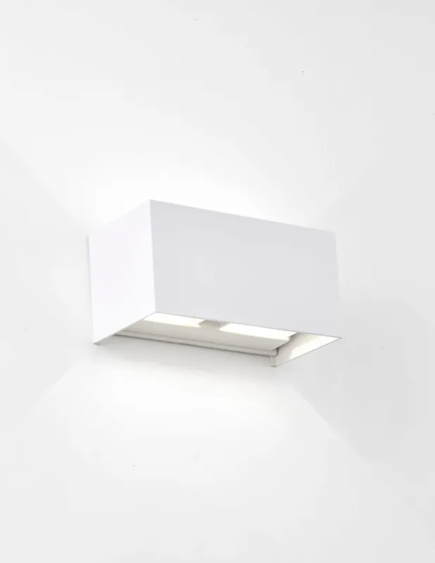 Envío Exprés Davos Doble Aplique Exterior Blanco 4000K