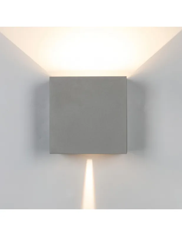 Davos XL Gris Aplique Exterior Mantra Pago Seguro