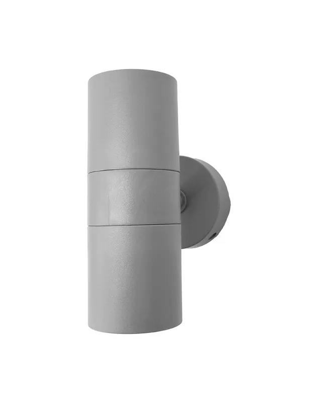 Oferta Flash Aplique Exterior Rombo 2 Luces Gris