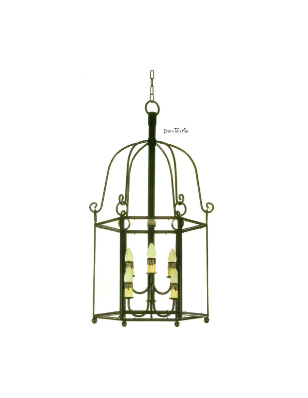 Tendencia Farol de colgar 6 luces