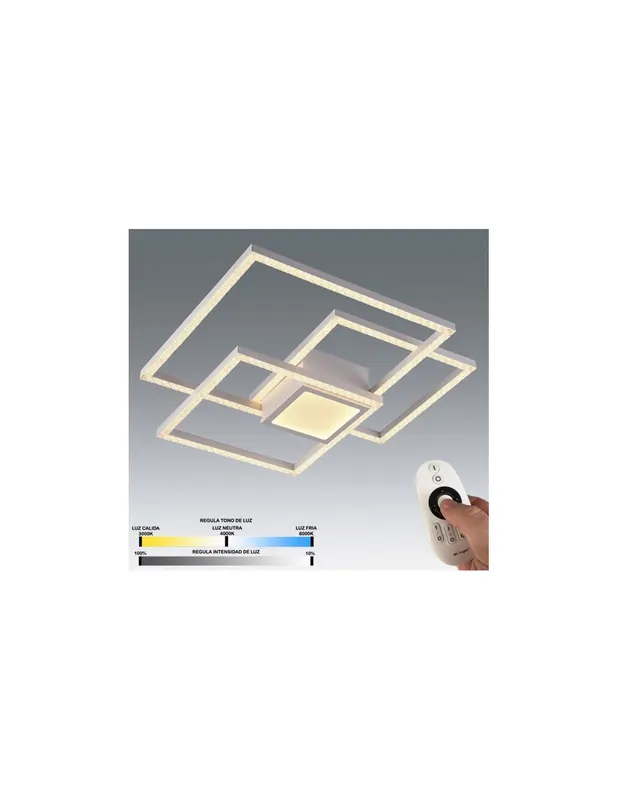 Plafón Led con Mando a Distancia y Dimmer Solo Por Tiempo Limitado