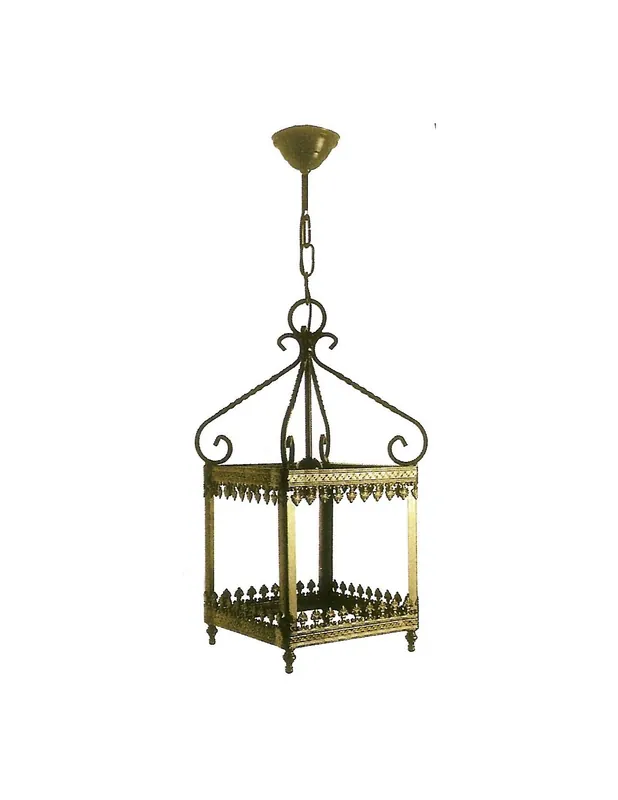 Descuento Farol forja negra