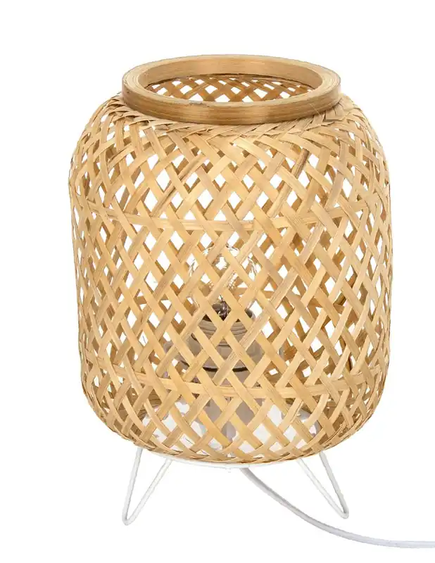 Precio De Oferta Lámpara de Mesita Ratán