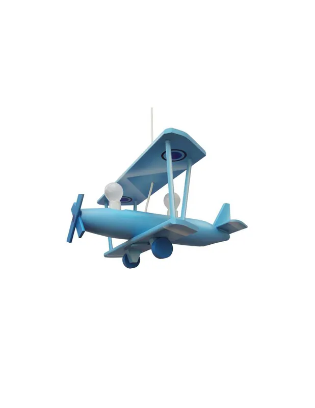 Lámpara Infantil Avión Madera Mejor Precio