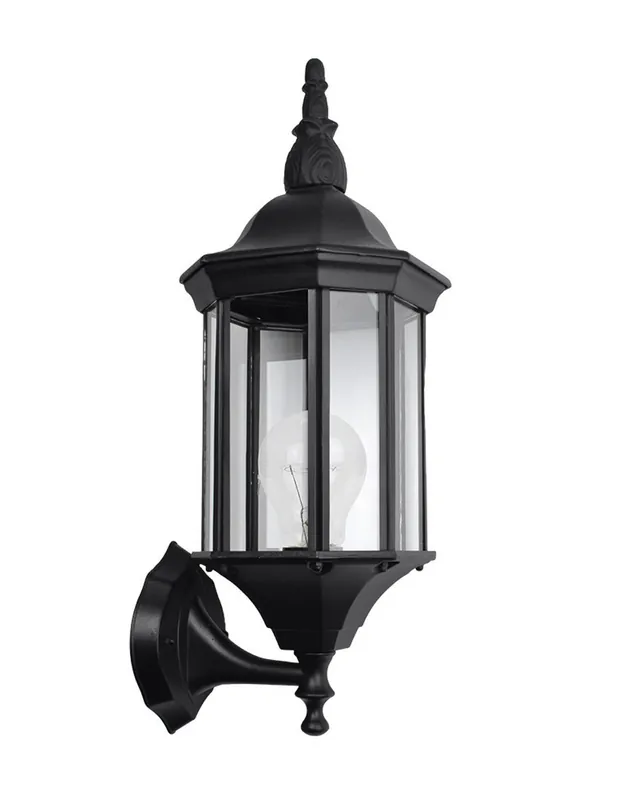 Premium Aplique Exterior Negro IP44