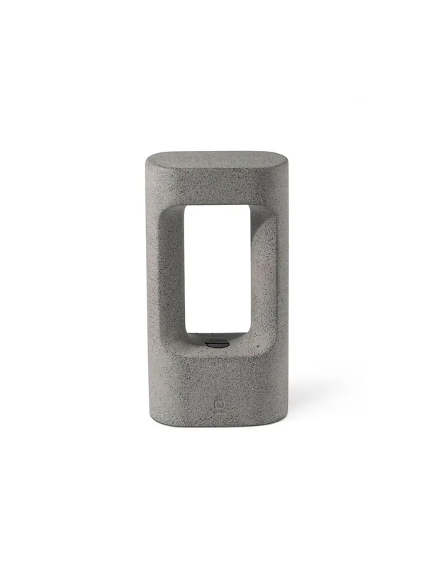 Balizas Led de Cemento Gris 28.5 CM Auténtico