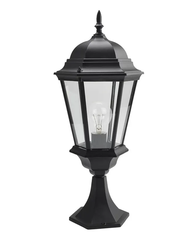 Favorito De Clientes Sobremuro Aluminio y Cristal Negro