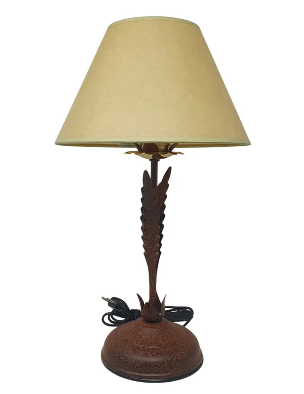 Oferta Lámpara Sobremesa Marrón Oxido