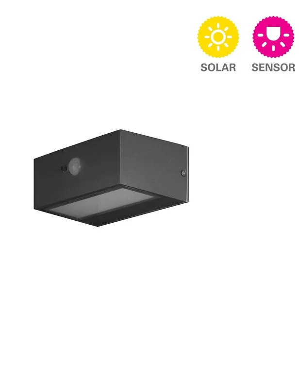 Aplique Solar con Sensor de Movimiento Oferta Flash