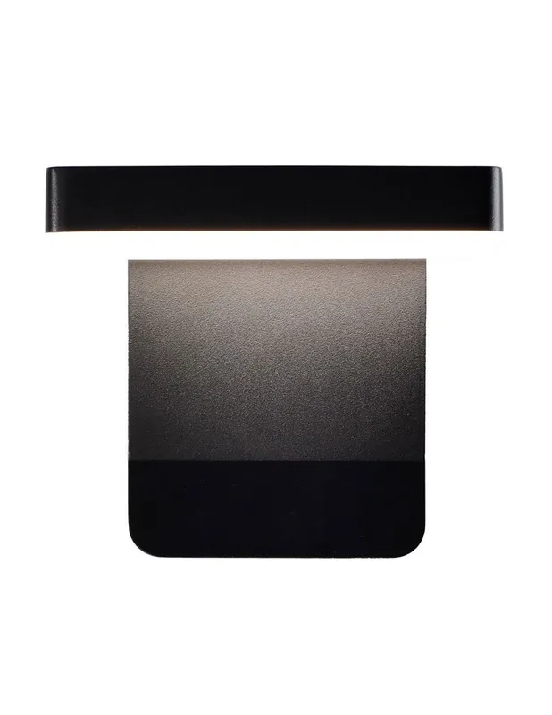 Novedad Cooper II Aplique de Exterior Negro Mantra