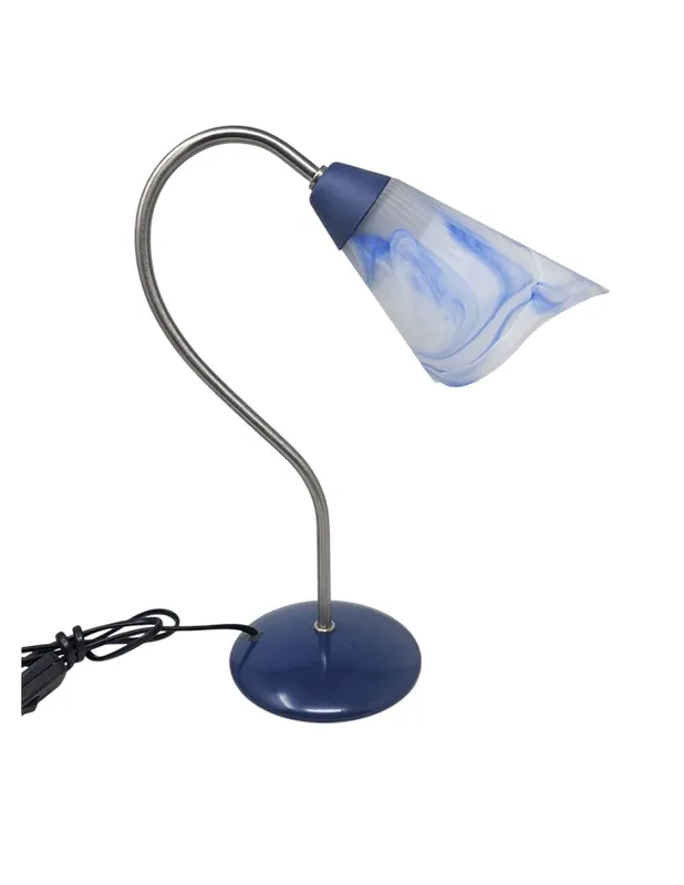 Lámpara de Mesa Níquel Azul Nuevo Modelo