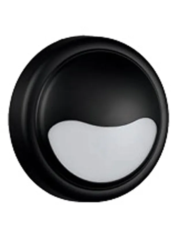Aplique de Exterior Redondo Led Negro IP65 Económico