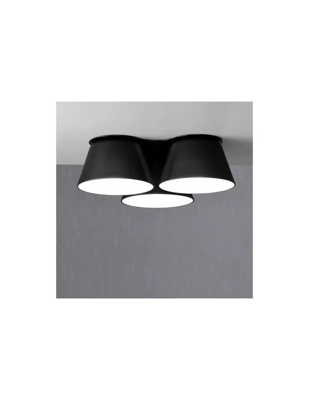 Plafón Sento 50 cm Blanco o Negro Oferta Flash
