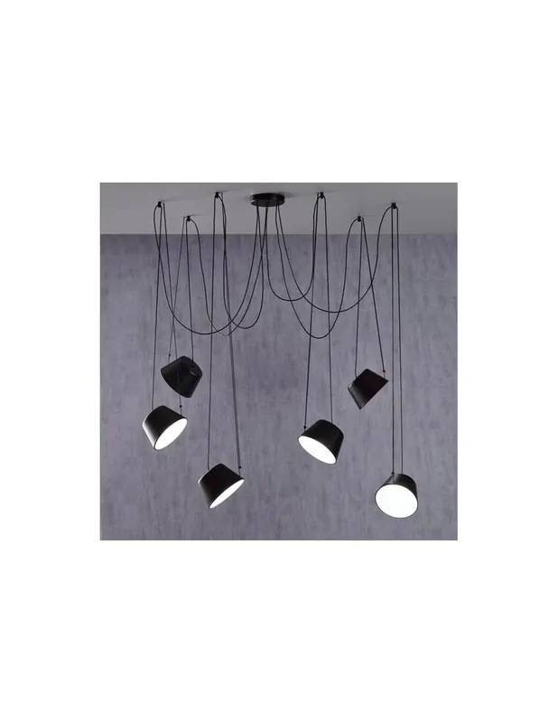 Bestseller Lámpara Sento 6 Luces Negro