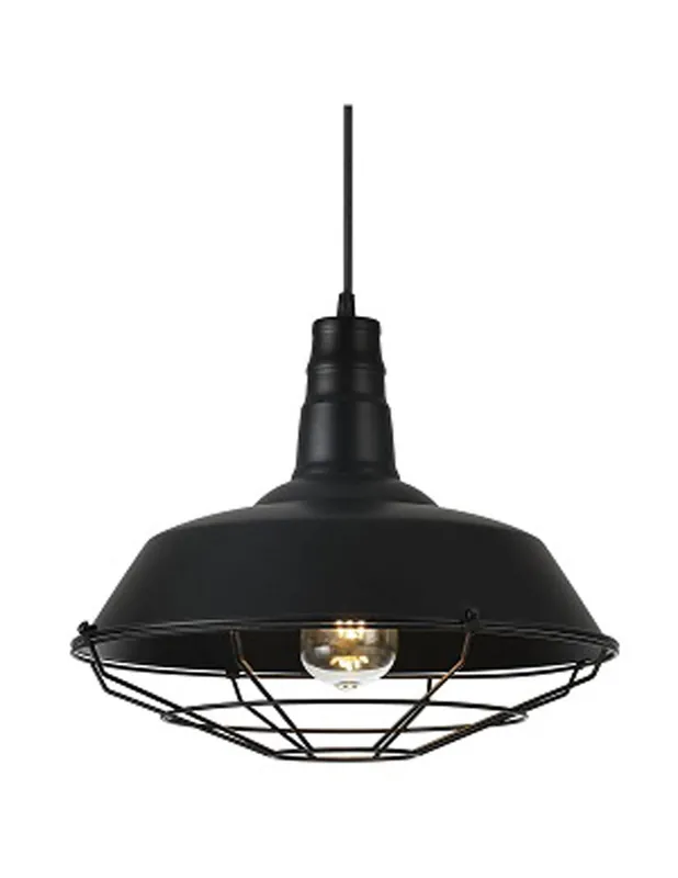 Ocasión Especial Flamenco Colgante Negro Fabrilamp