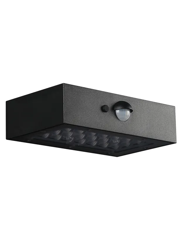 Aplique Solar Doble Luz con Sensor de Movimiento Lujoso