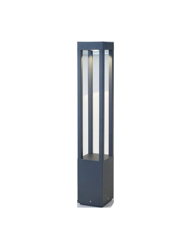 Baliza Alta Exterior Gris 4 Caras Original