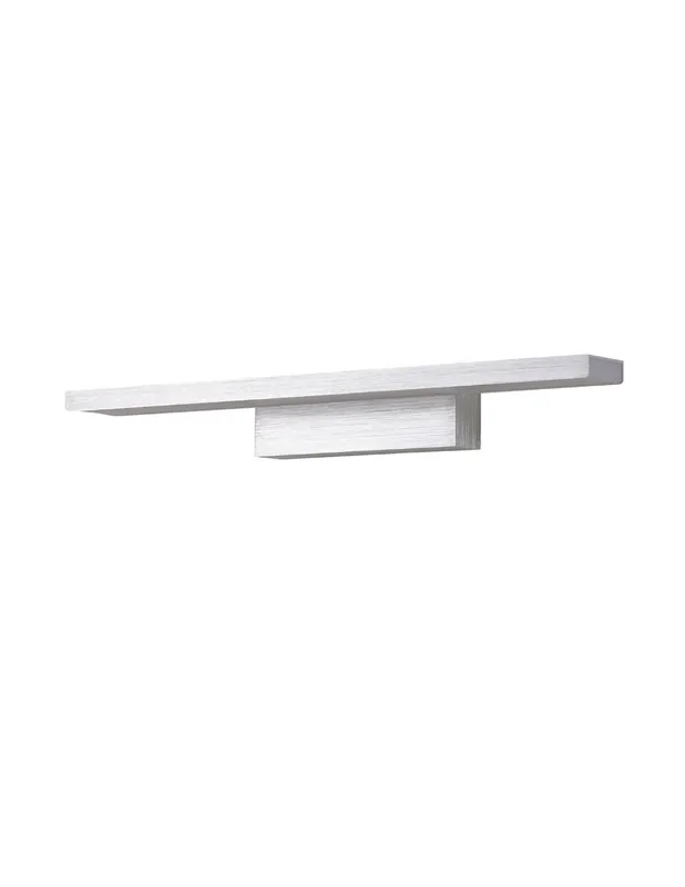 Original Aplique Led Aluminio Plata para el Espejo del Baño