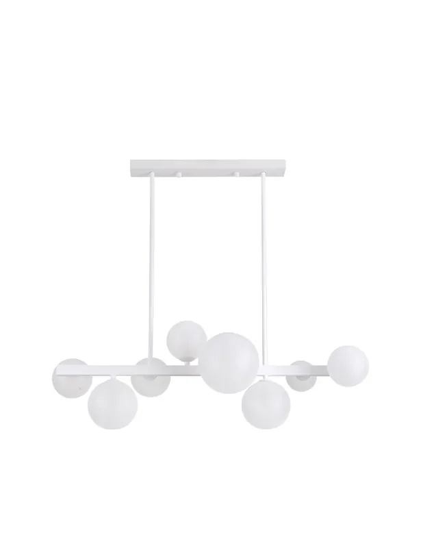 A Buen Precio Lámpara Colgante Tulipas Cristal 8 Luces