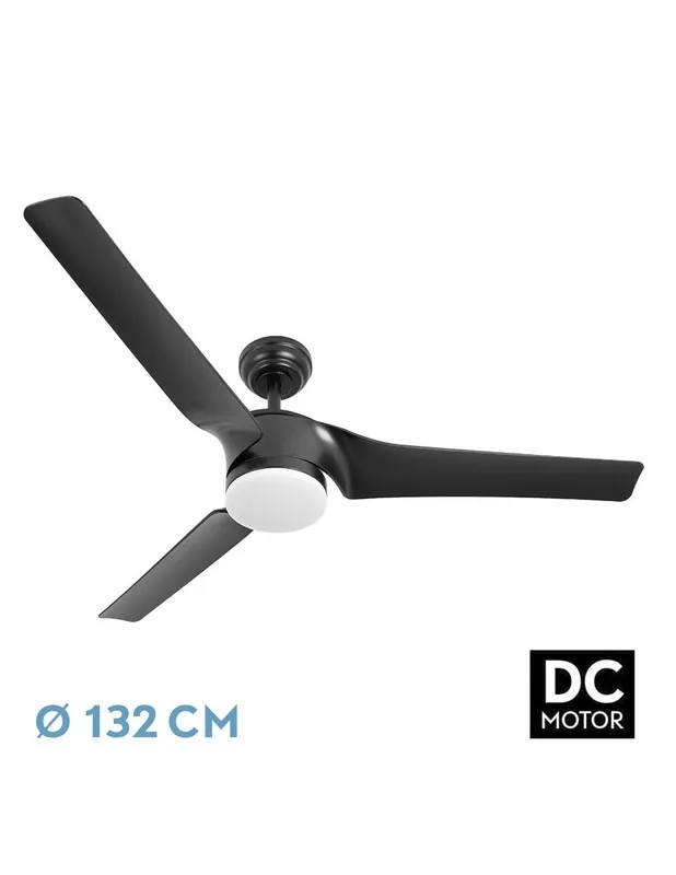 Ordena Ya Montijo Lámpara Ventilador de Techo Negra