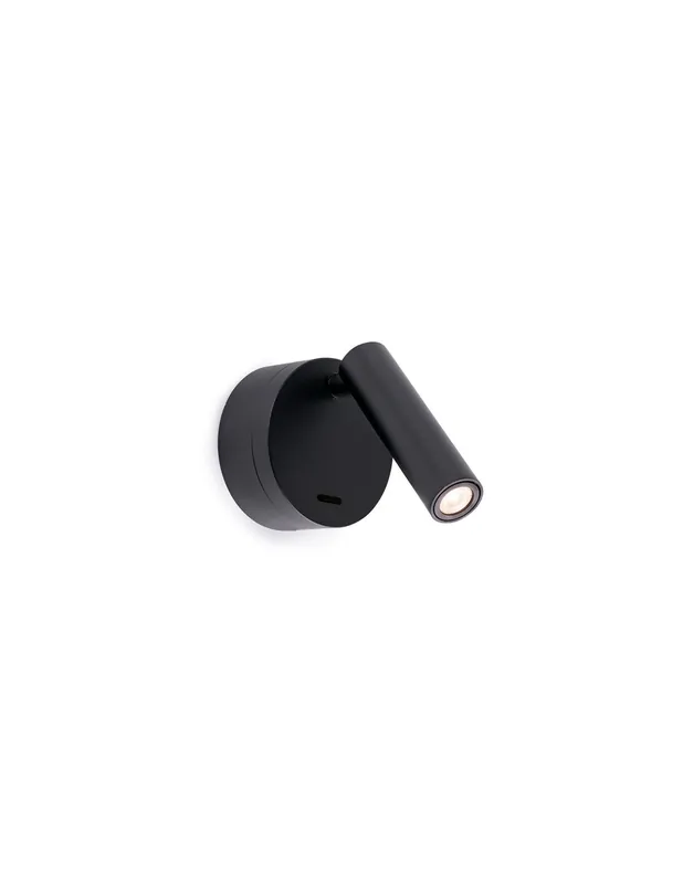 Rebajas Foco Basculante y Orientable Led Negro 3W Devolución Gratuita