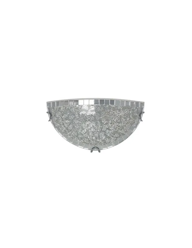 Auténtico Aplique Mosaico Gris