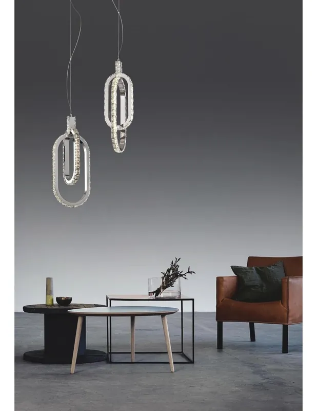 Barato Lámpara Cristal Oval