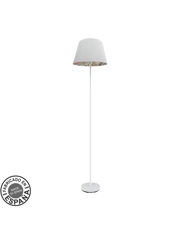 Lámpara de Suelo Túnez Blanco Estampado Stock Limitado