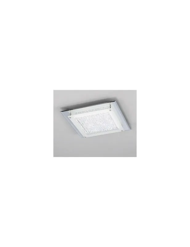 Plafón Cuadrado Crystal Led Mantra Económico