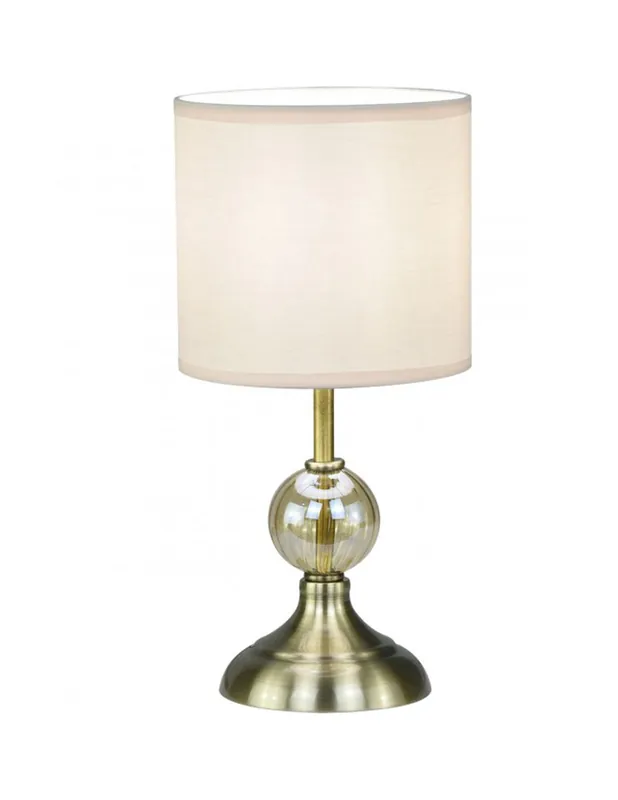 Solo Por Tiempo Limitado Lámpara de Mesa Dorado Viejo Pantalla de Tela
