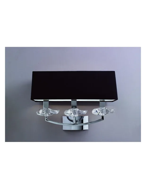 Aplique de Pared Pantalla Negra Oferta Especial