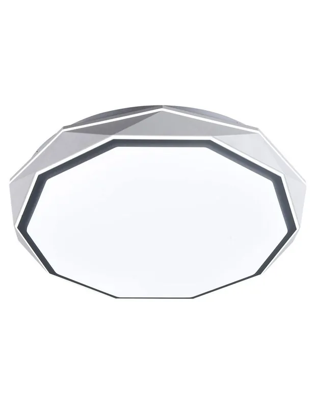 Plafón Gris con Talla Difusor Máxima Calidad