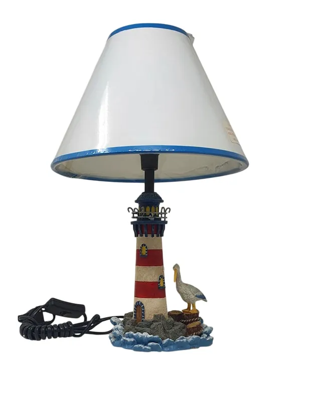 Edición Limitada Lámpara de Mesa Faro y Gaviota