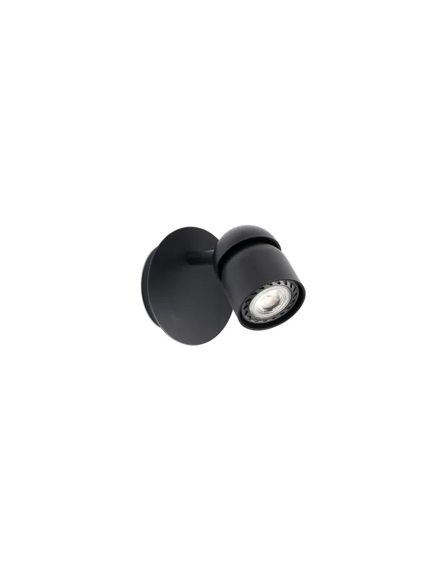 Foco Basculante y Orientable Negro Oferta De Temporada