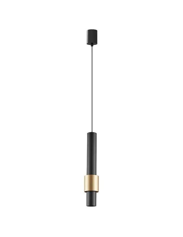 Novedad Cliftón Mantra Lámpara Negra Oro