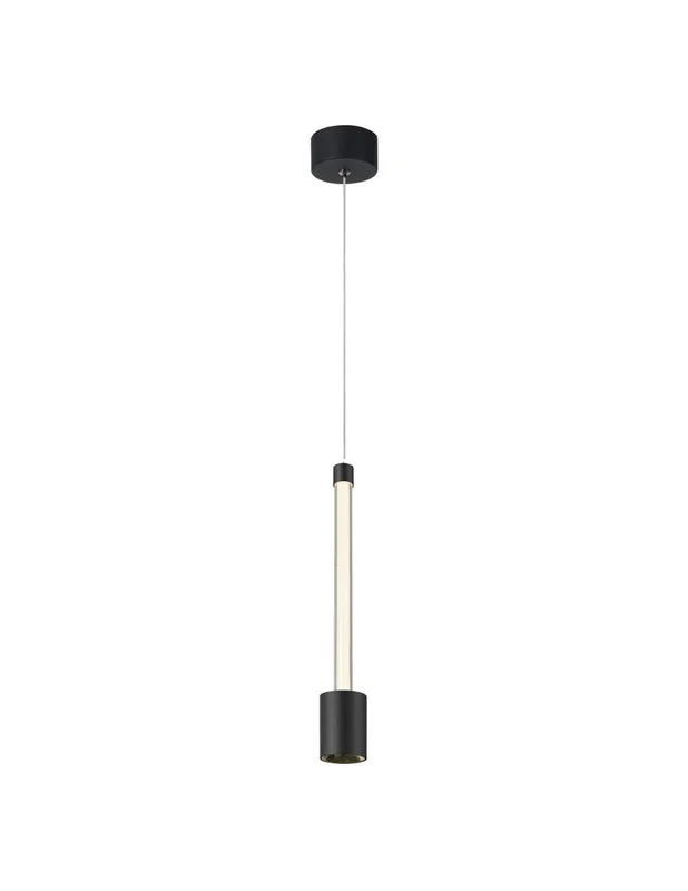 Fugaz Lámpara Colgante Individual Negro Mantra Ordenar Ahora Mismo