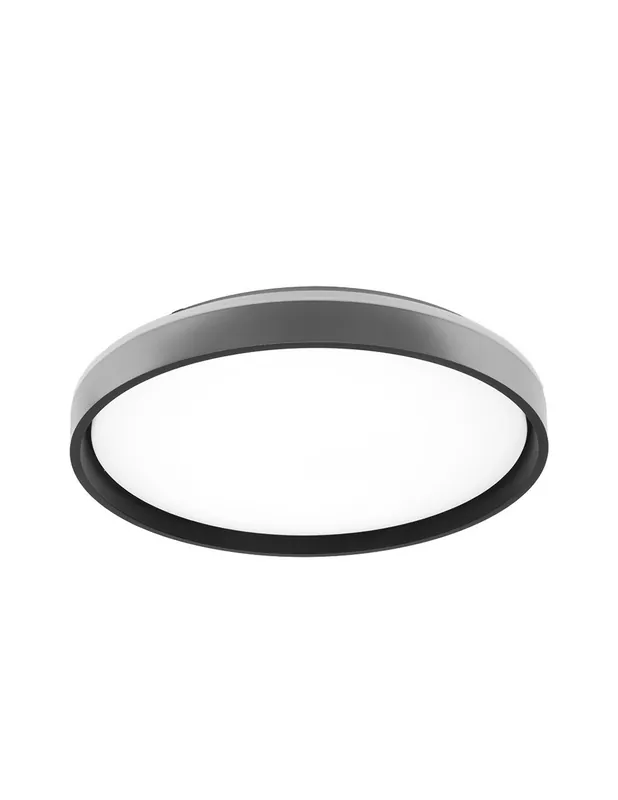 Última Oportunidad Morgan Plafón Led Plata Negro