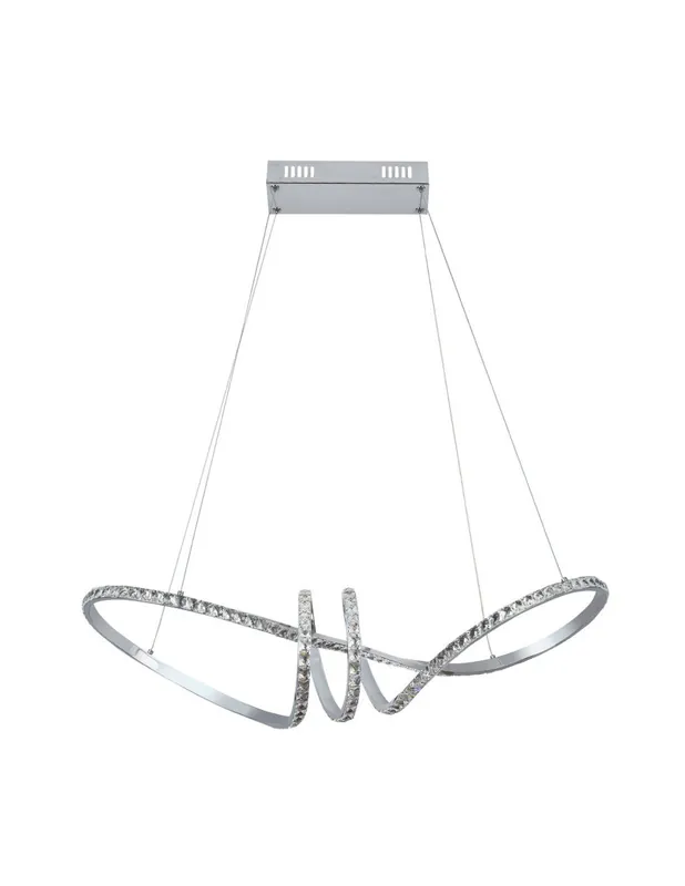 Lámpara Led 4000K de Metal y Cristal Certificado