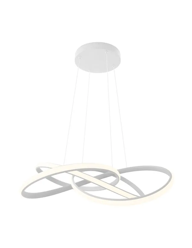 Oferta De Temporada Lámpara 3000-4000-6000K Led de Metal Blanco y Acrílico