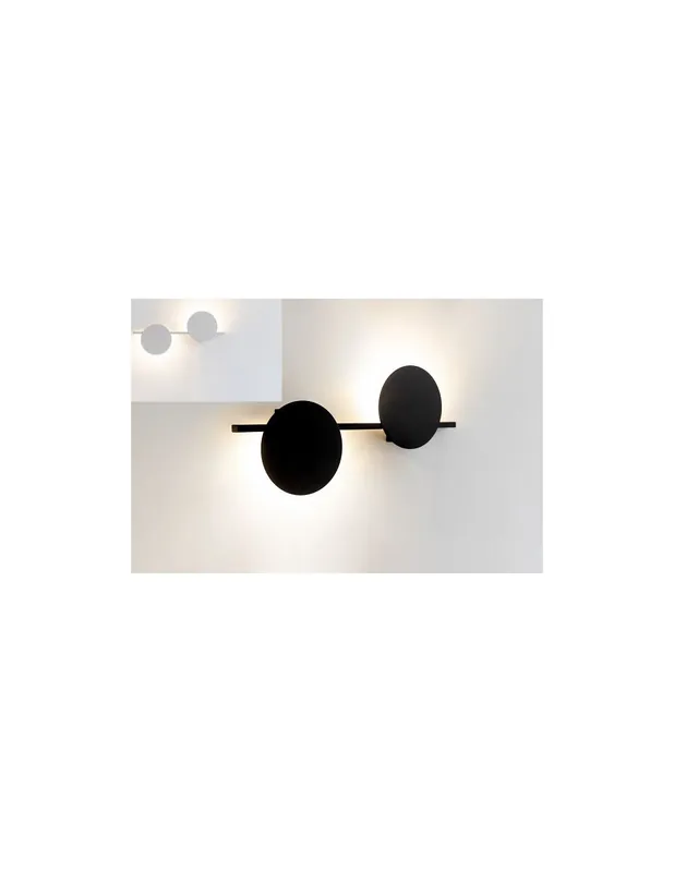 Aplique Eris Blanco o Negro 2 Luces Disponible Ahora