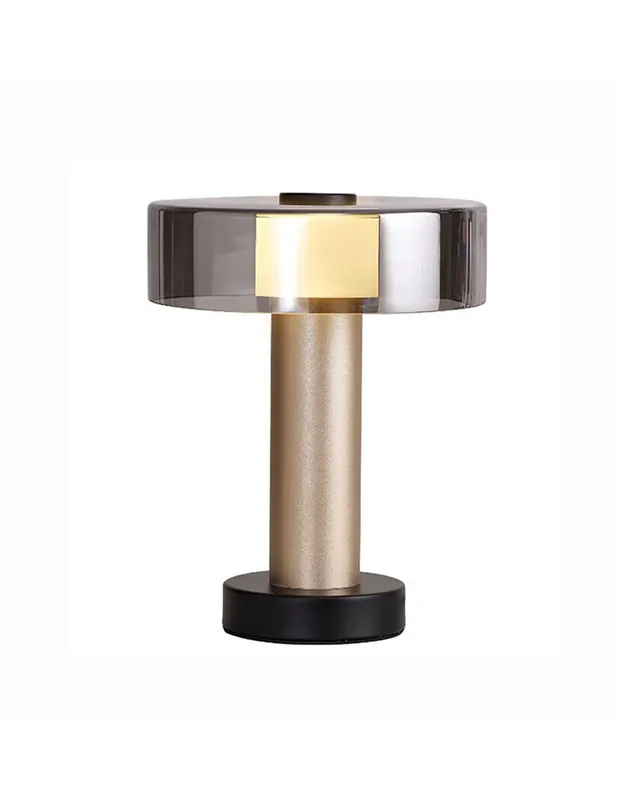 Lámpara de Mesa Gin Negro, Oro y Purpura Mantra Rebajas