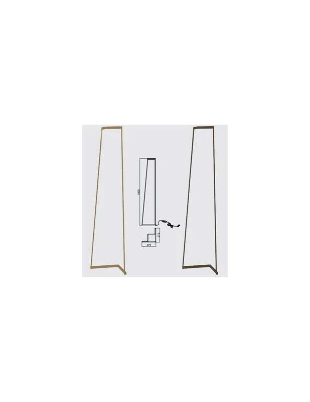 Precio De Oferta Lámpara de Pie Minimal Oro y Savia Mantra