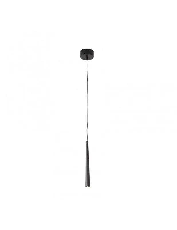 Lámpara Colgante 2,5 cm Diámetro Negra Edición Limitada