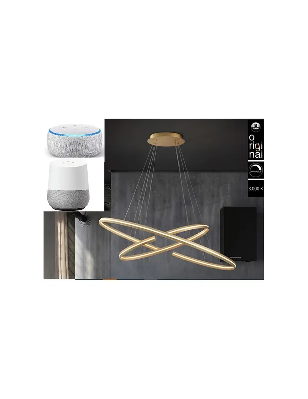 Original Lámpara Elipse Schuller Compatible Amazon Echo Google Home