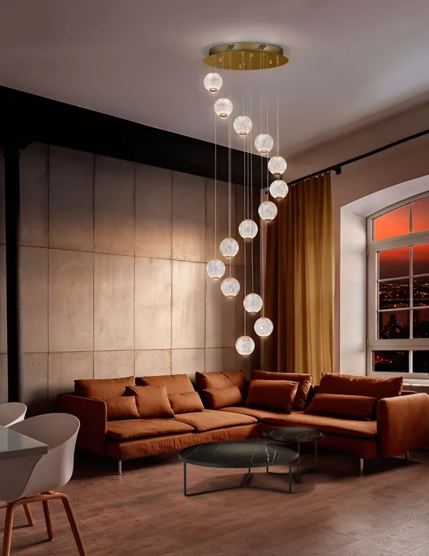 Disponible Ahora Lámpara LED Austral 14 Luces Schuller