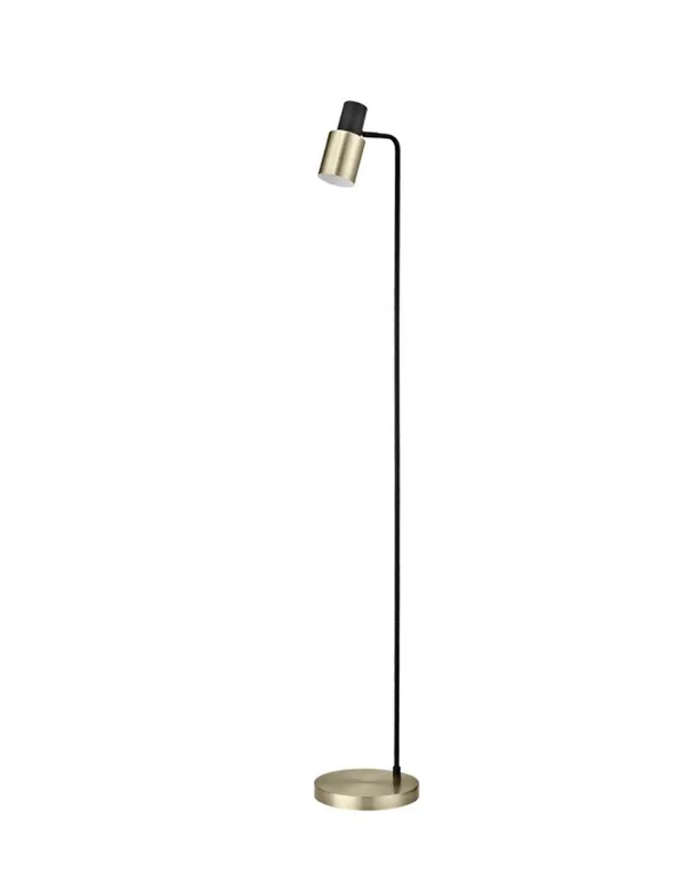 Lámpara de Pie de Salón Negro/dorado Económico