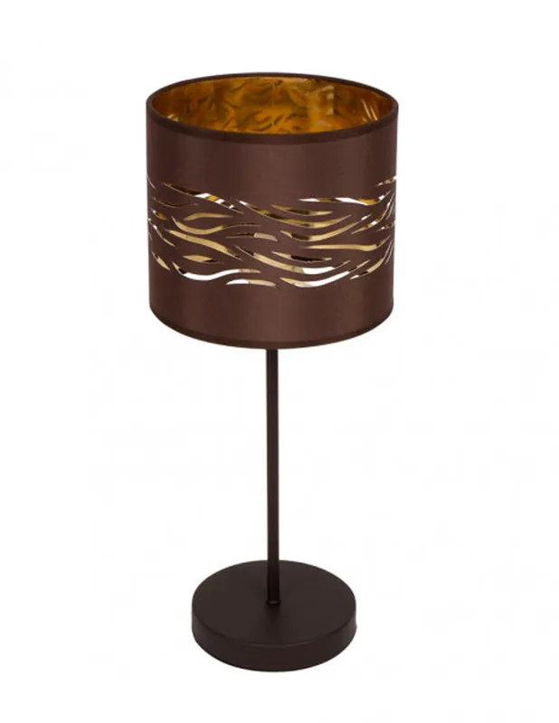 Lámpara de Mesa Niebla Marrón Oro Tendencia