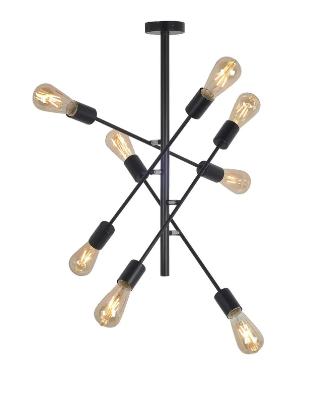 Lámpara Estilo Vintage 8 Luces Precio Económico