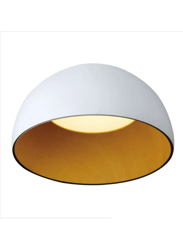 Plafón Semicírculo Blanco Led Mejor Calidad